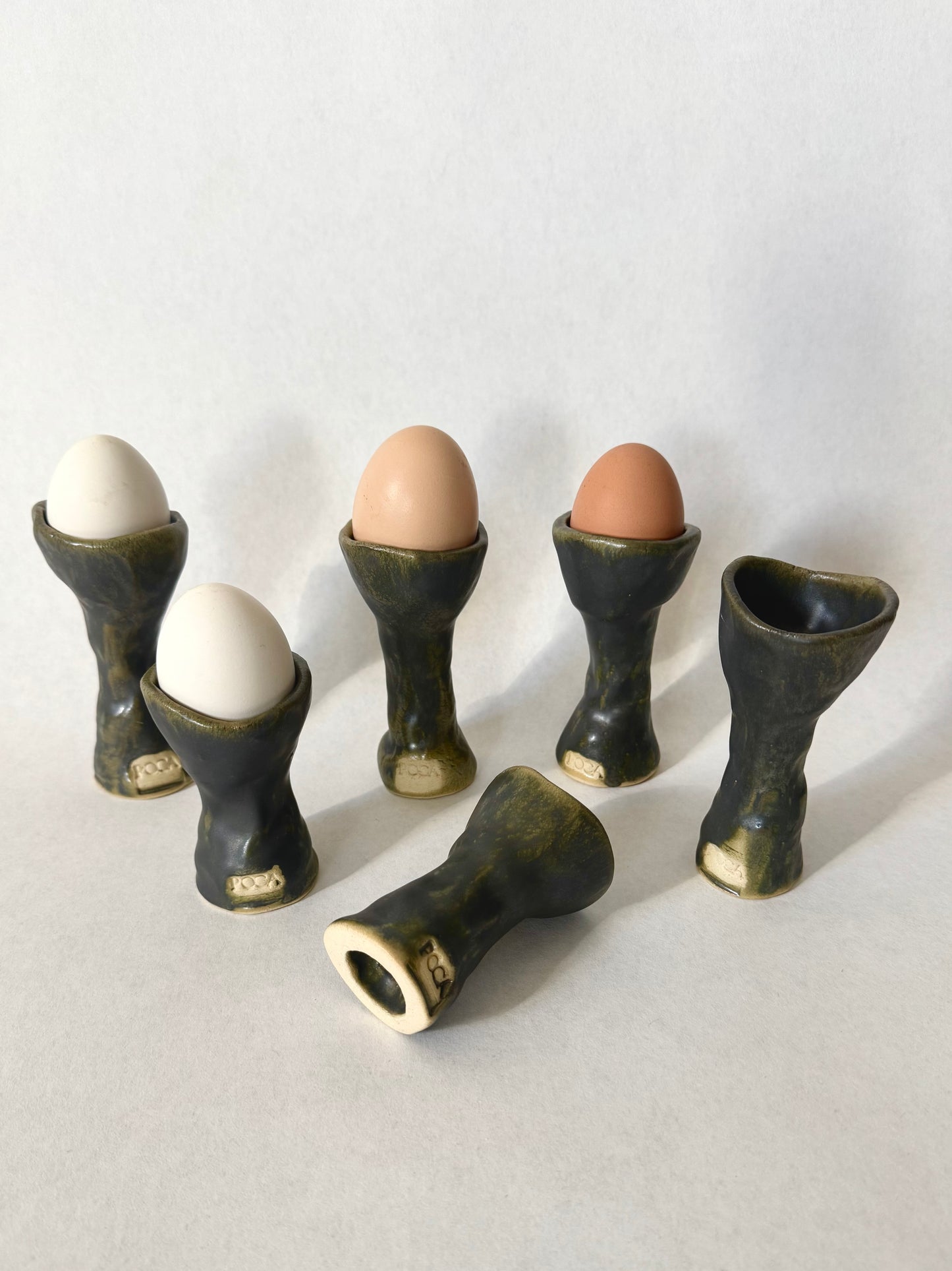 Bolet vert profond - duo de 2 coquetiers