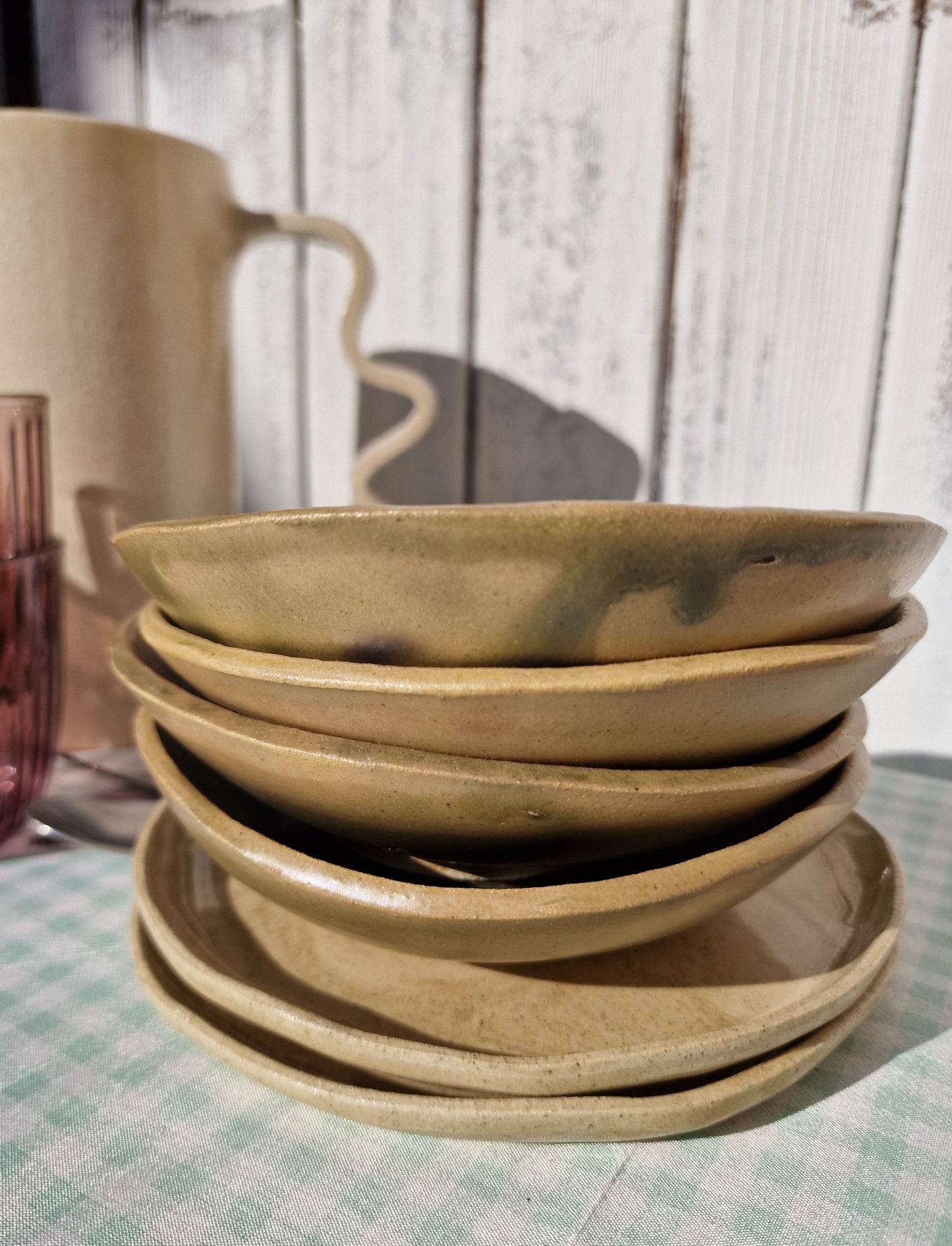 Kaki - set of 4 soup plates