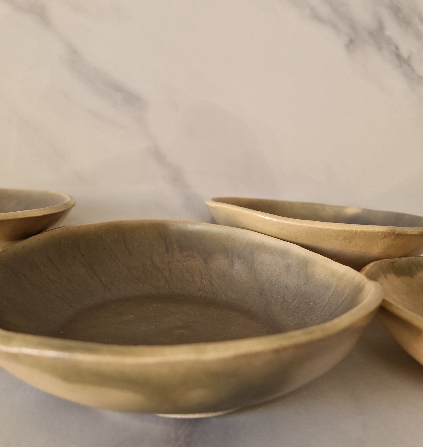 Kaki - set of 4 soup plates