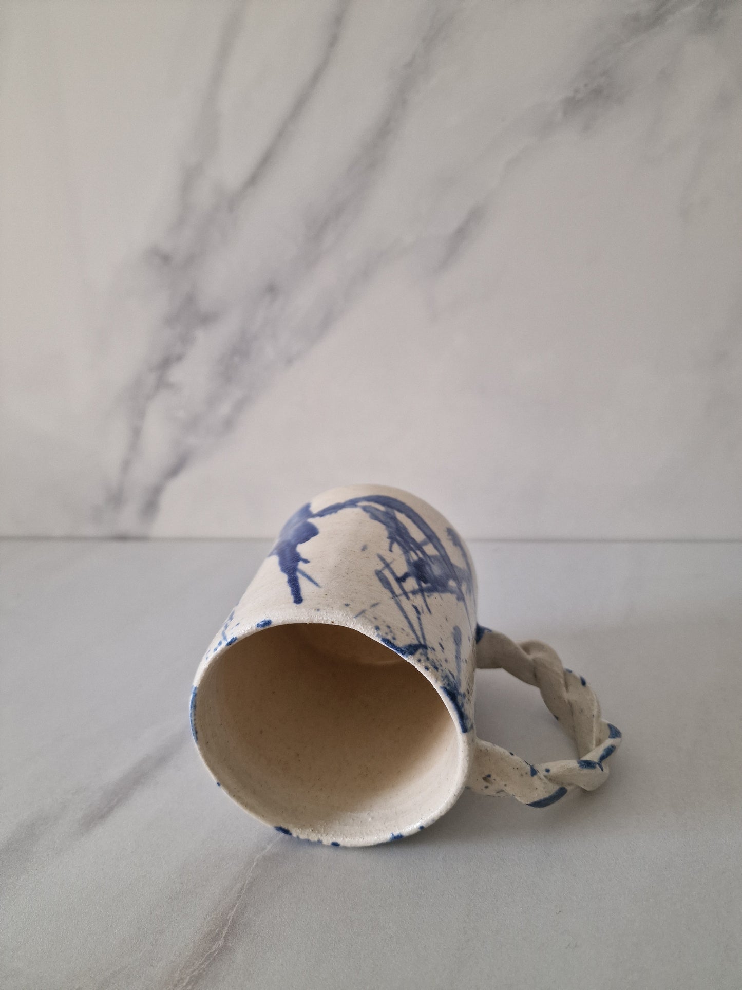 The Braid - Blue Projected Mug