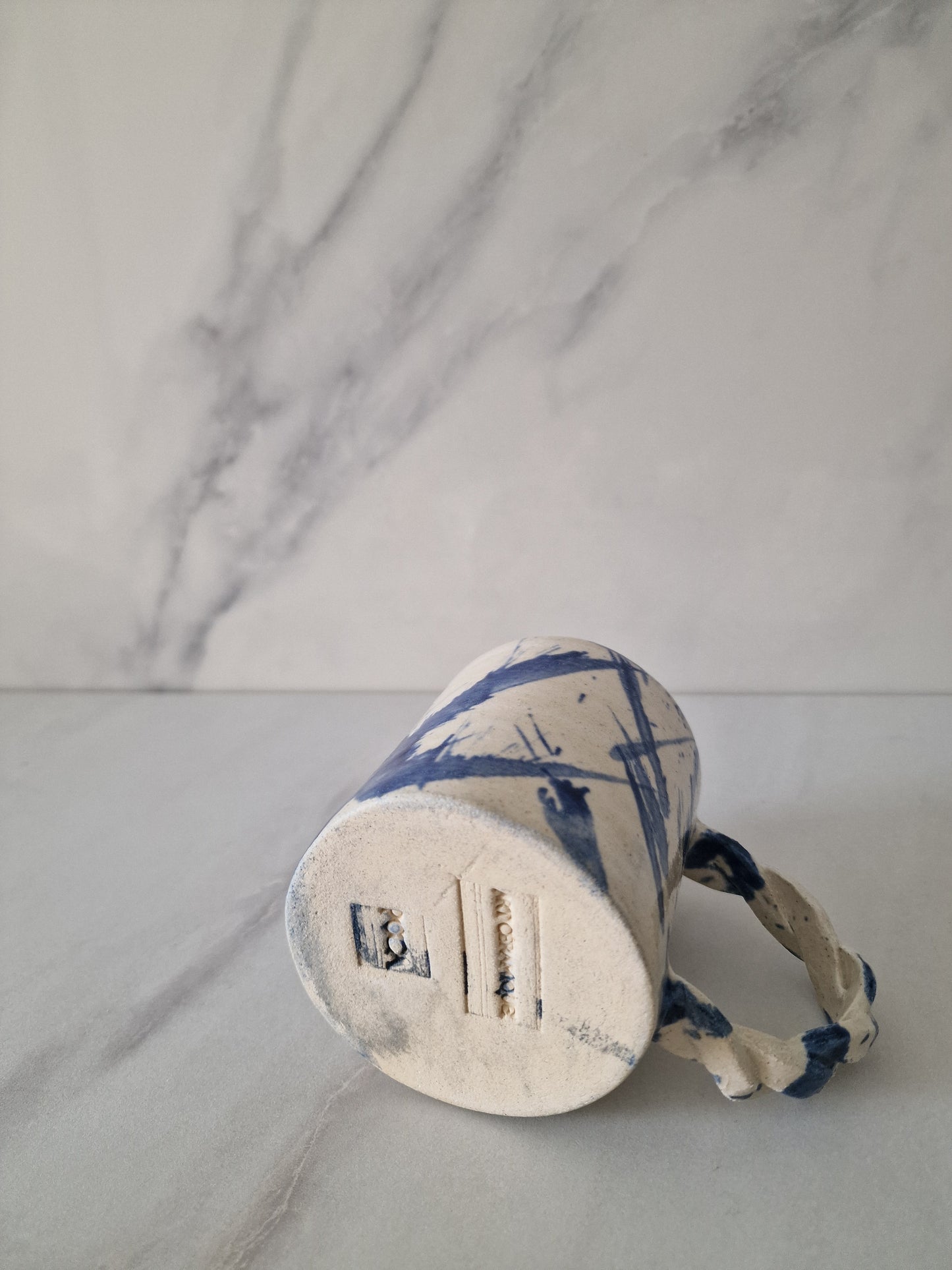The Braid - Blue Projected Mug