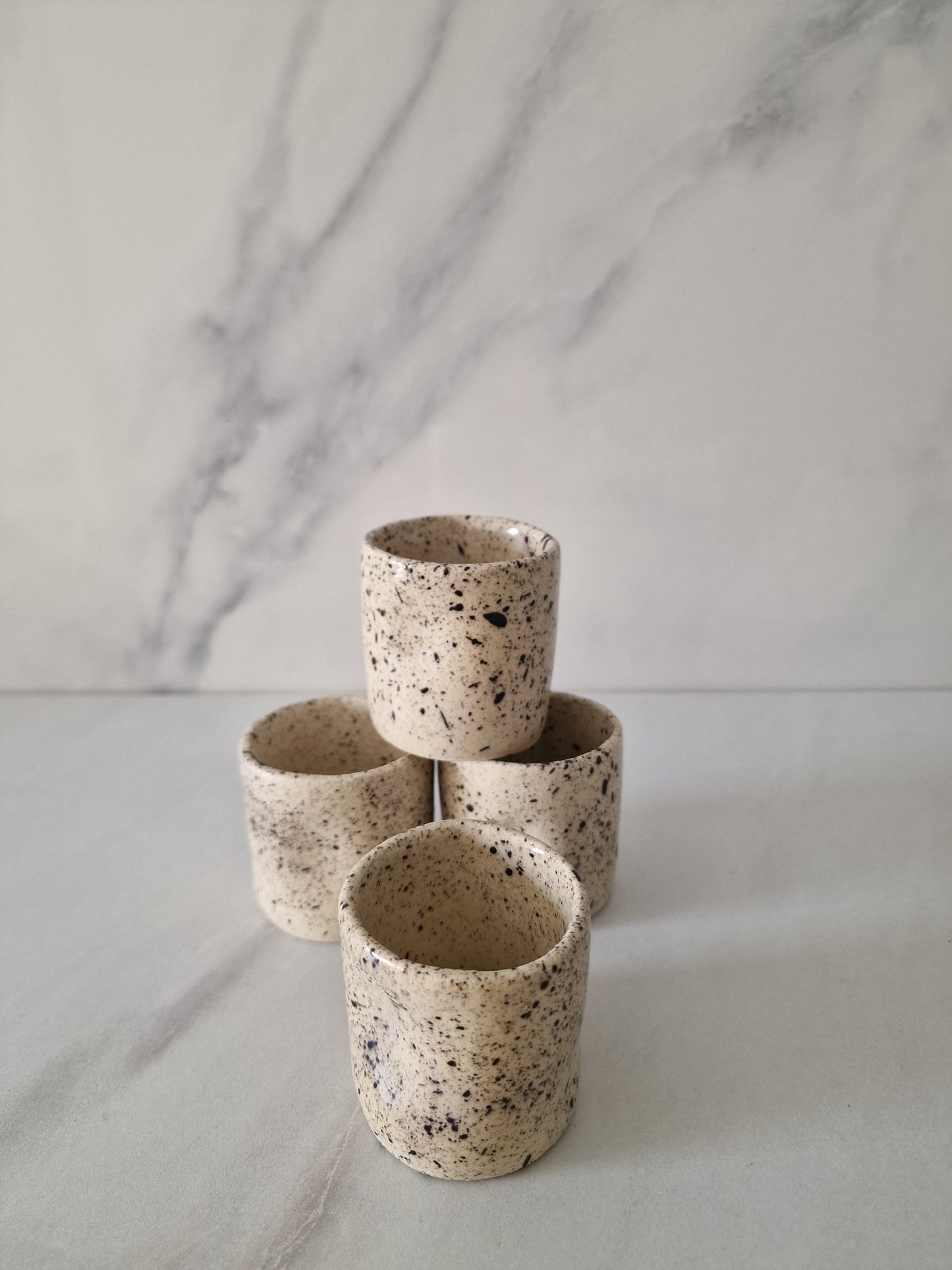 Poérava - set of 4 Espresso cups