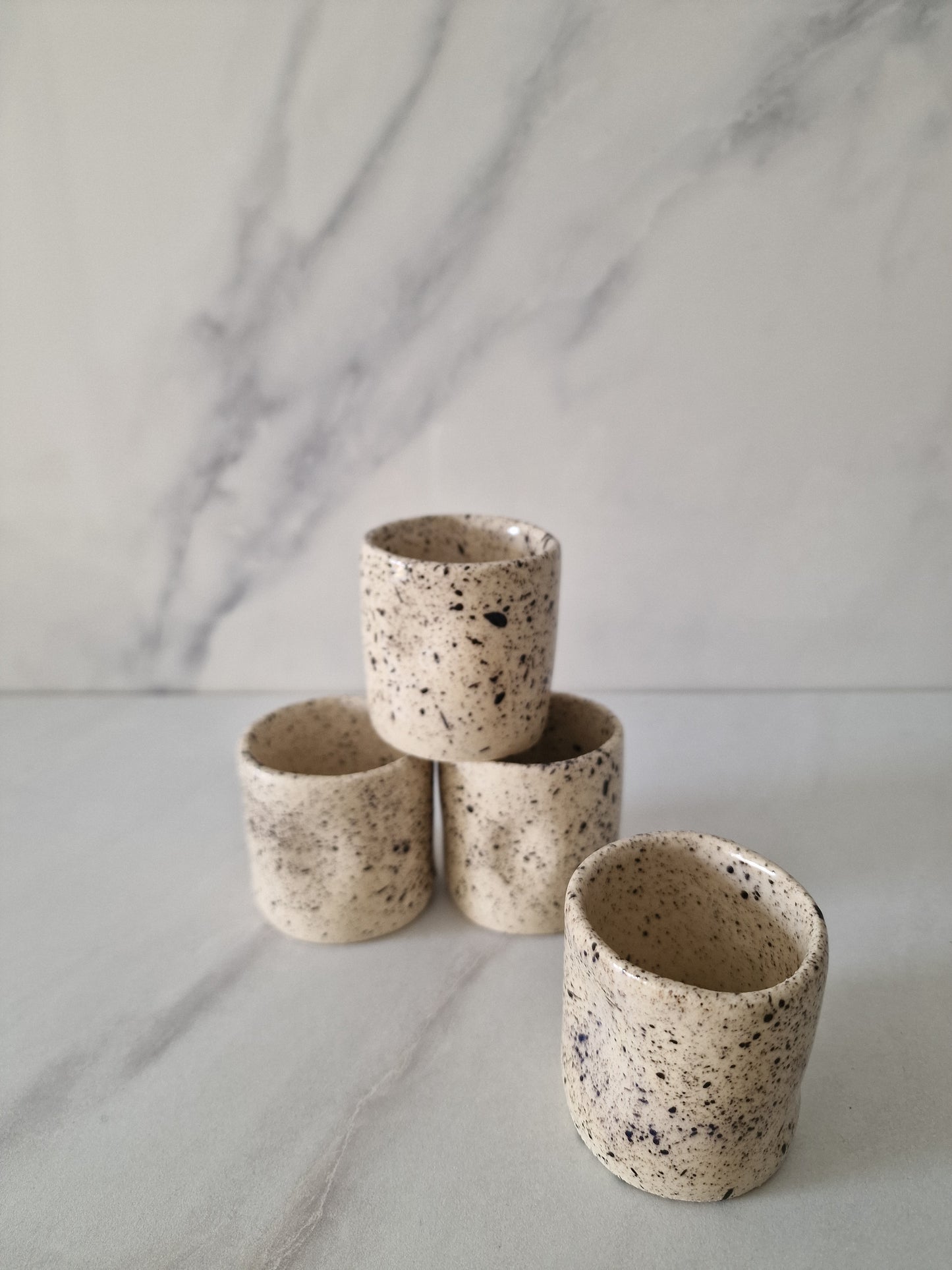 Poérava - set of 4 Espresso cups