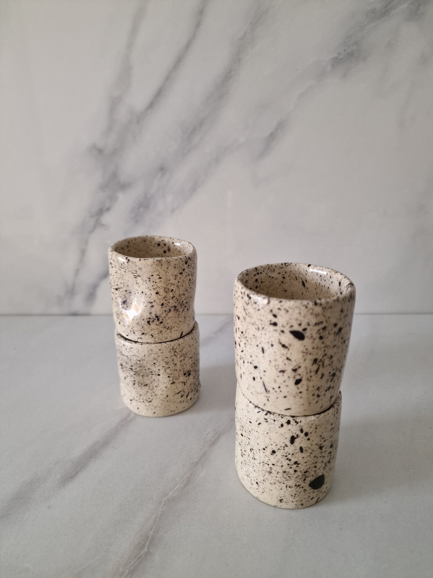 Poérava - set of 4 Espresso cups