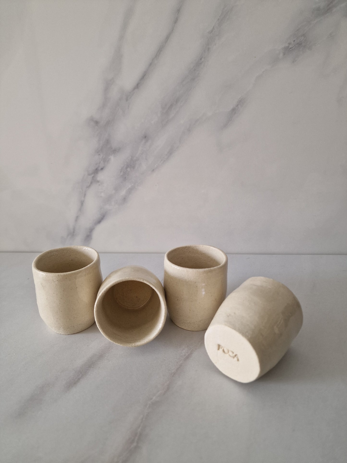 Les Beiges - set of 4 Espresso cups