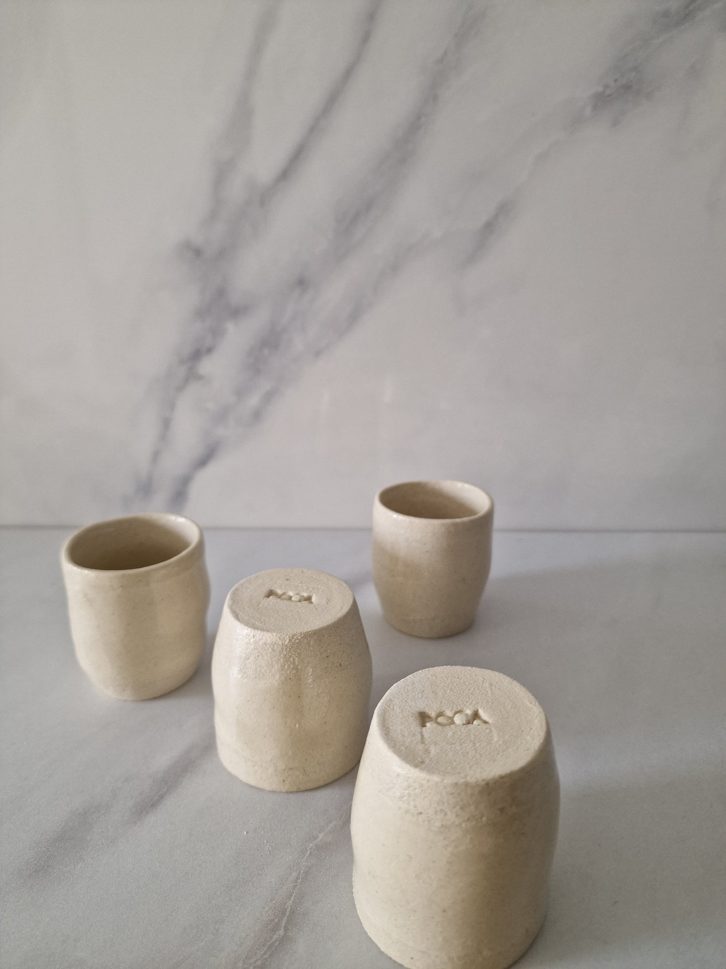 Les Beiges - set of 4 Espresso cups