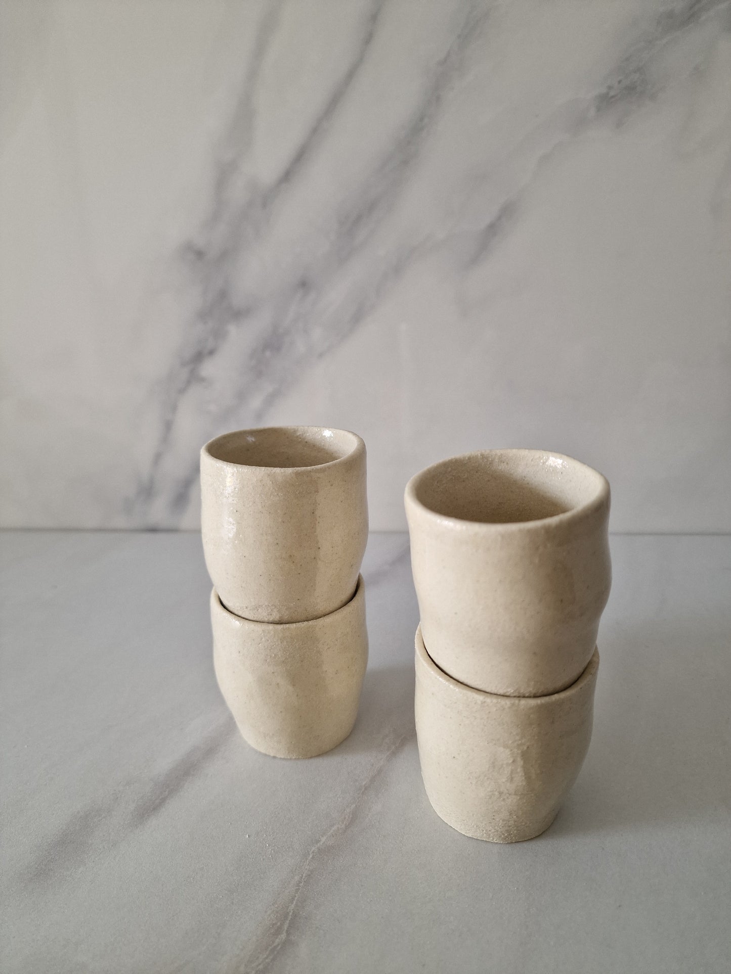 Les Beiges - set of 4 Espresso cups