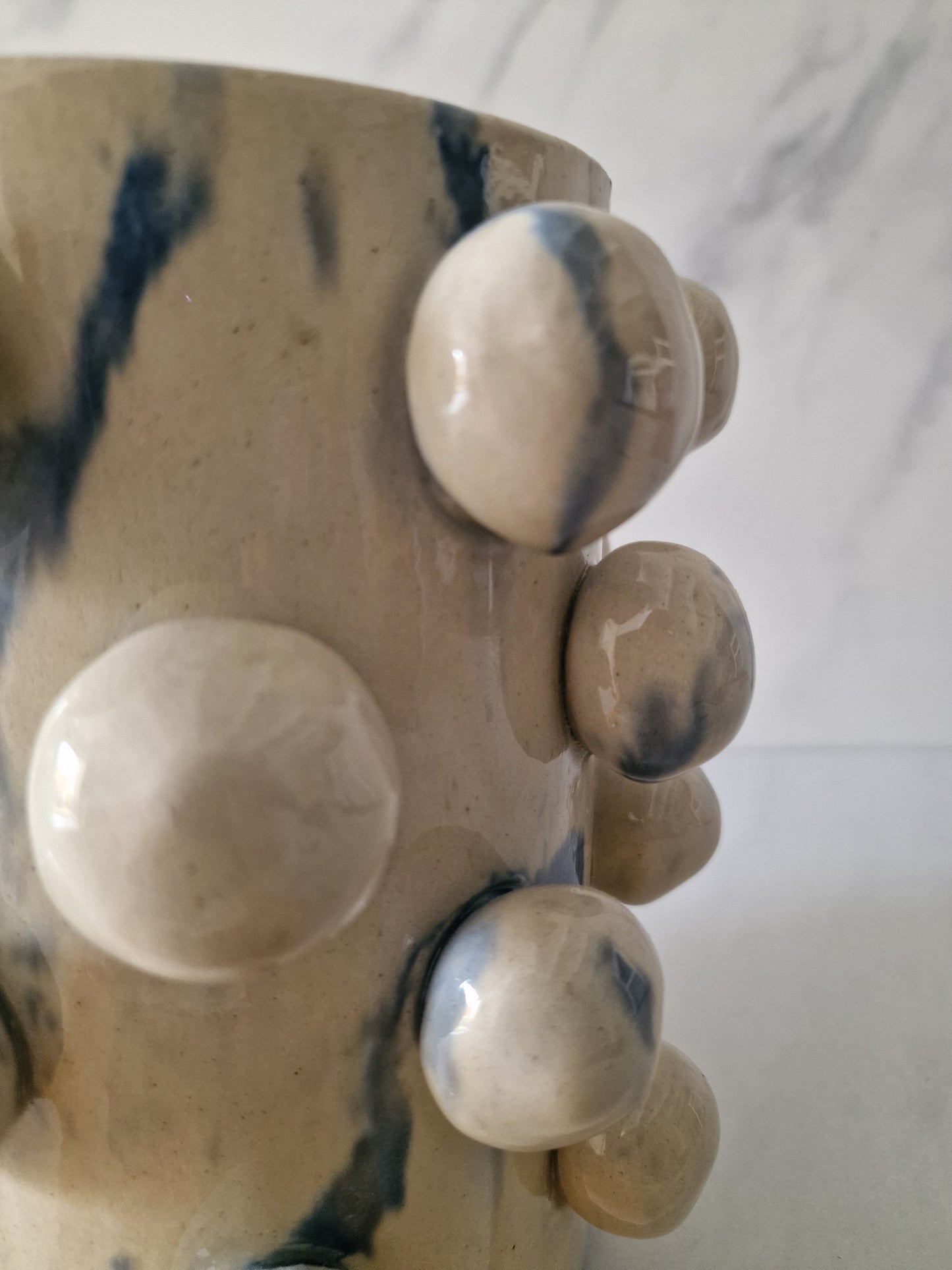 Ball - projected blue vase