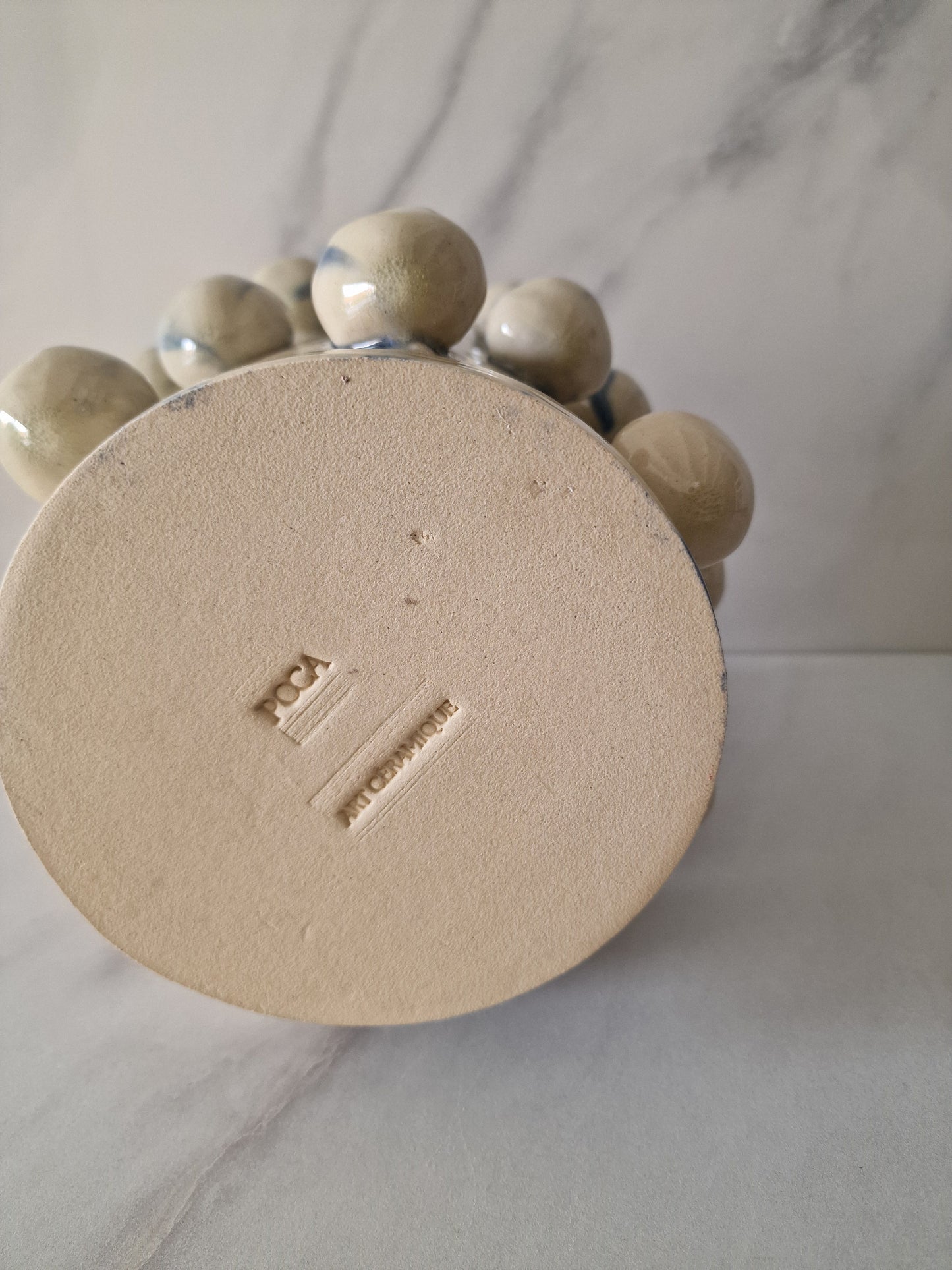 Ball - projected blue vase