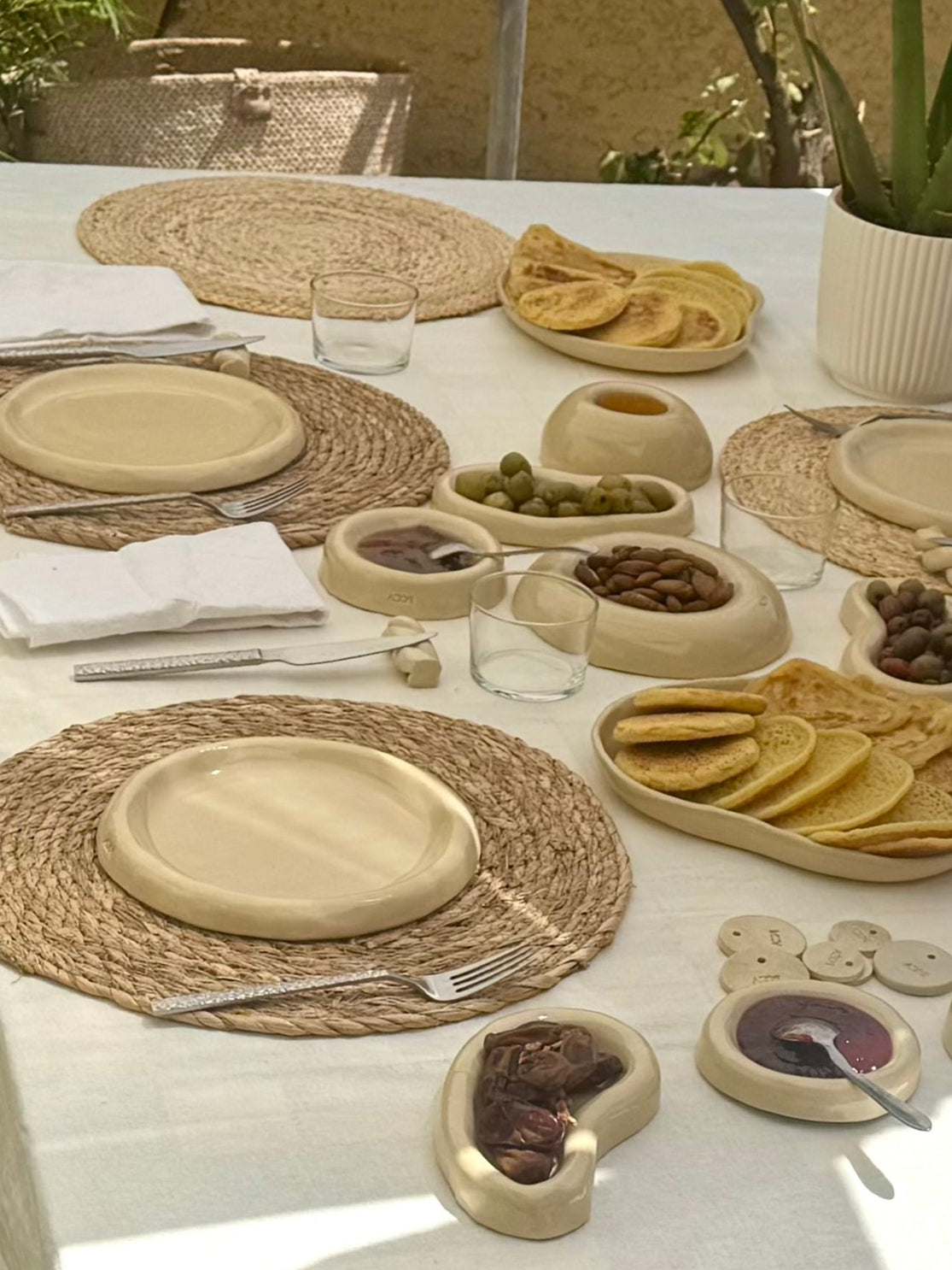 Solis - Assiette ronde plate