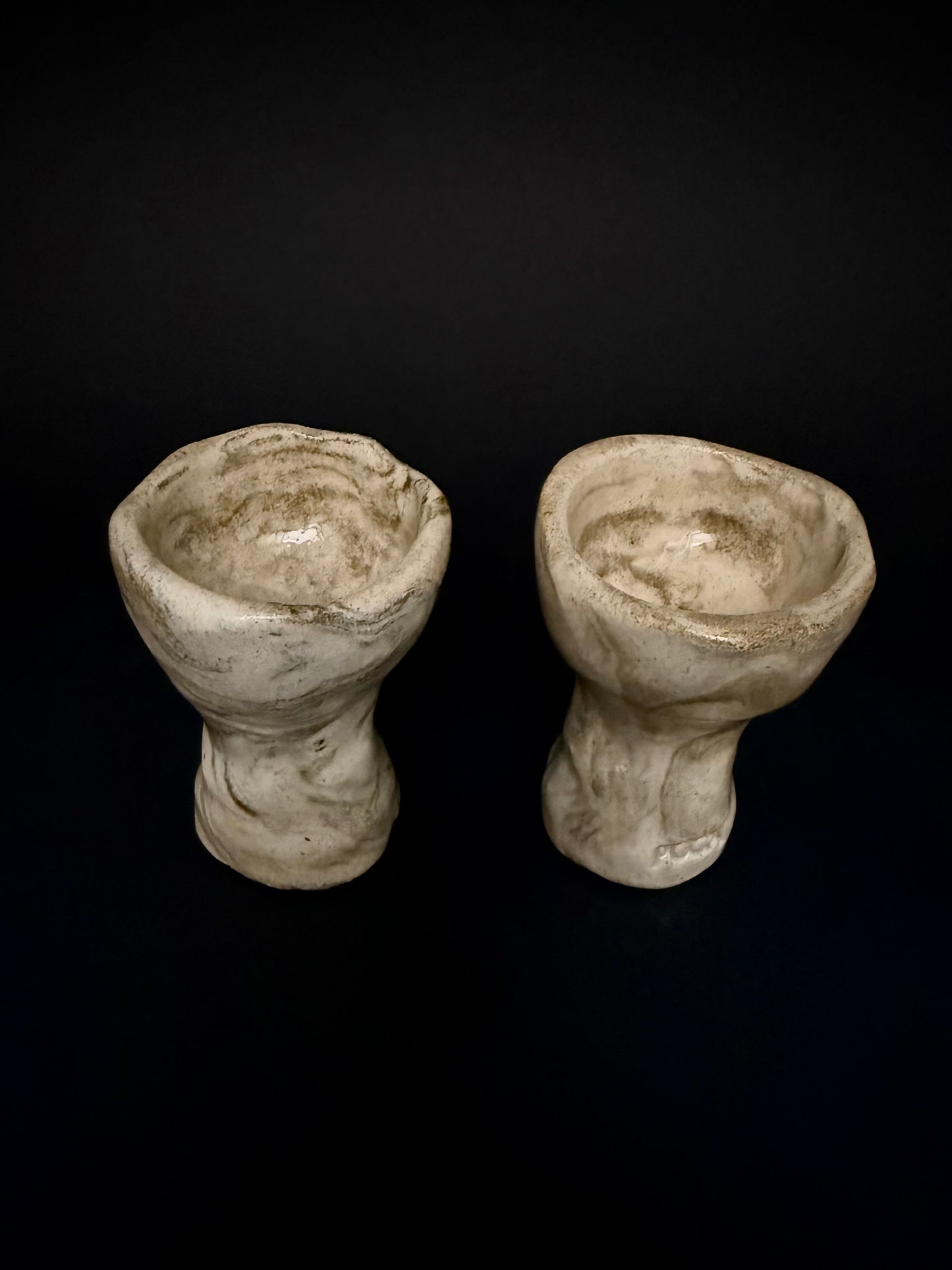 Bolet terre mêlée claire - duo de 2 coquetiers