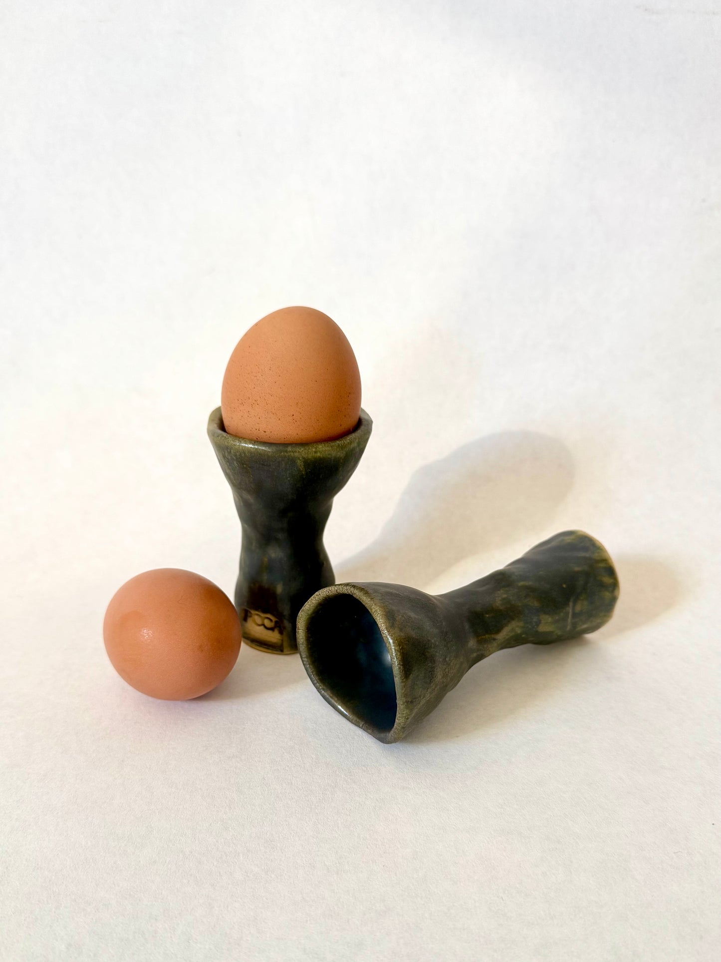 Bolet vert profond - duo de 2 coquetiers