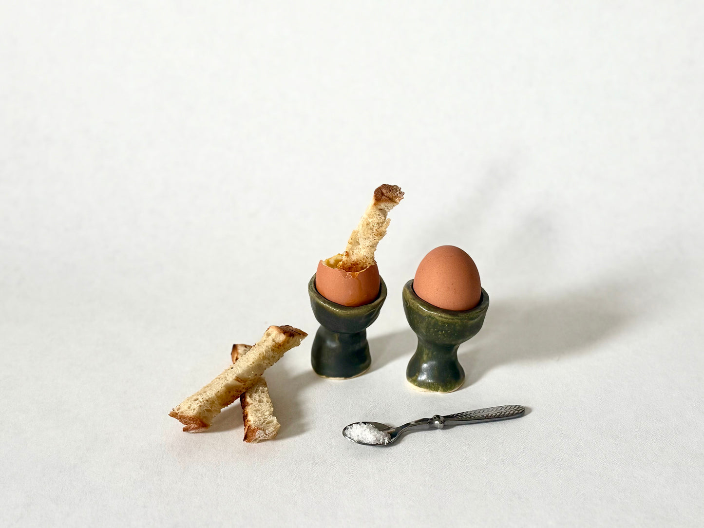 Bolet vert profond - duo de 2 coquetiers