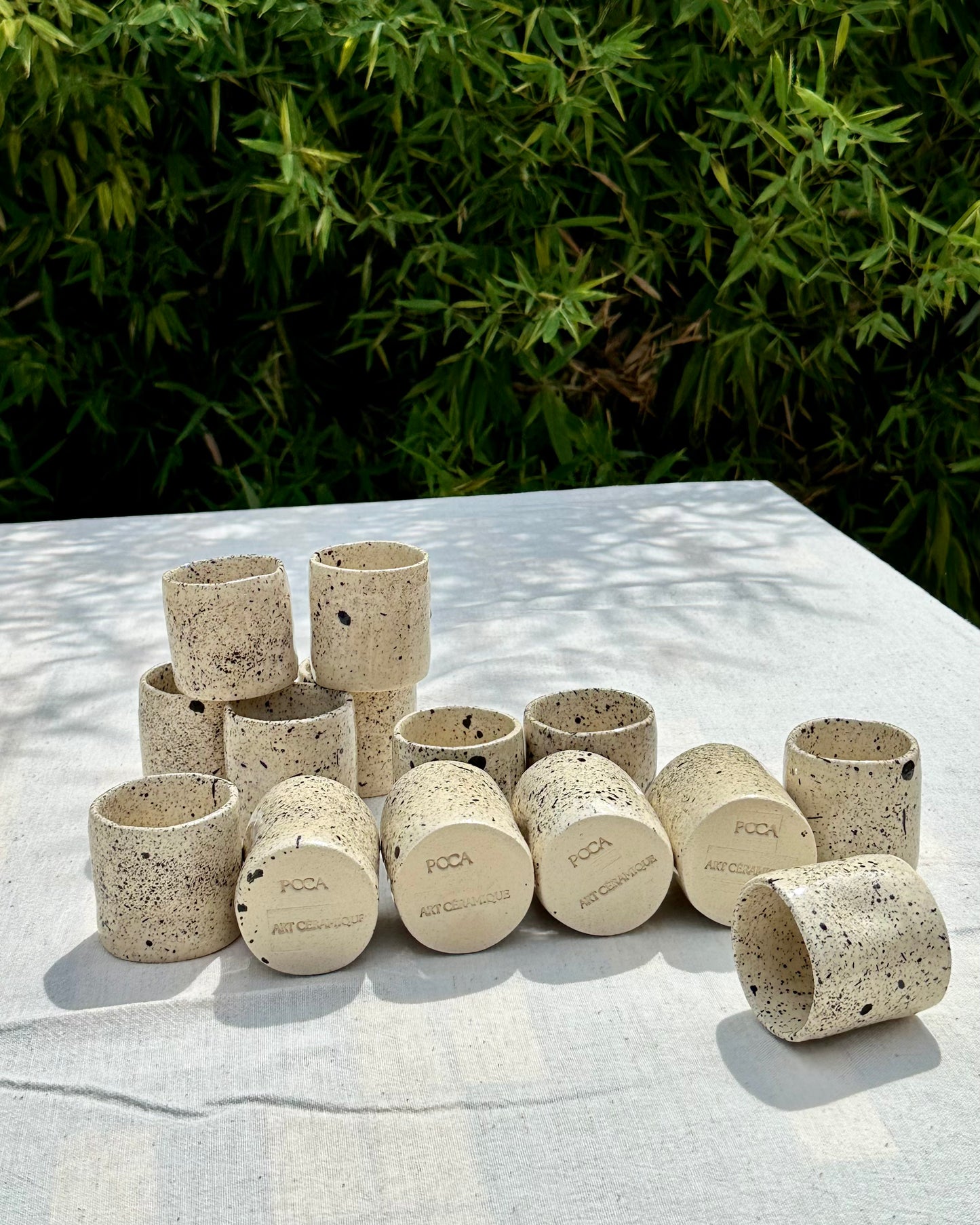 Poérava - set of 4 Espresso cups