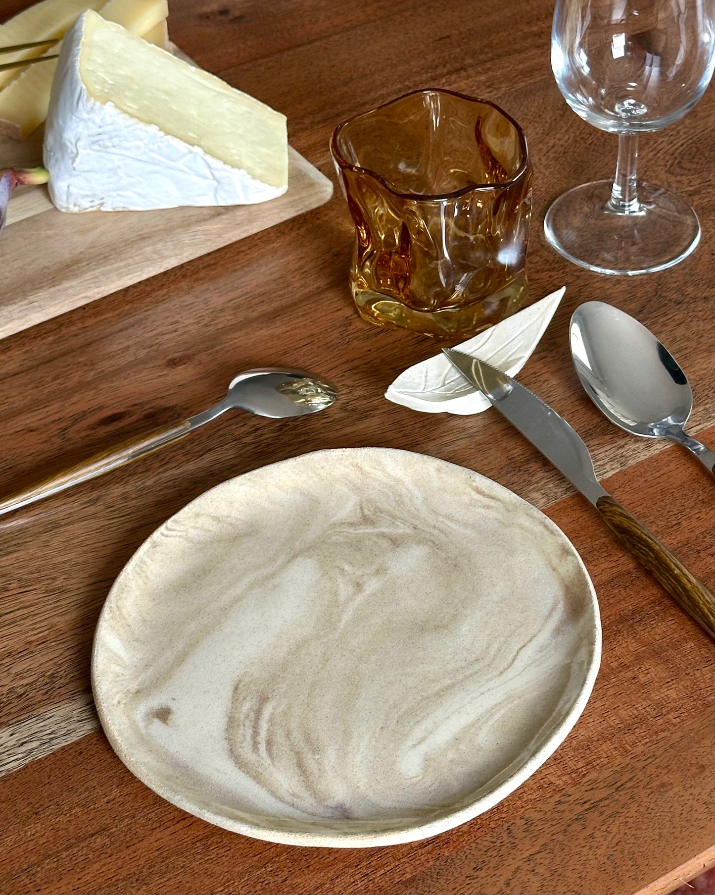 Mixed Earth - small flat plate