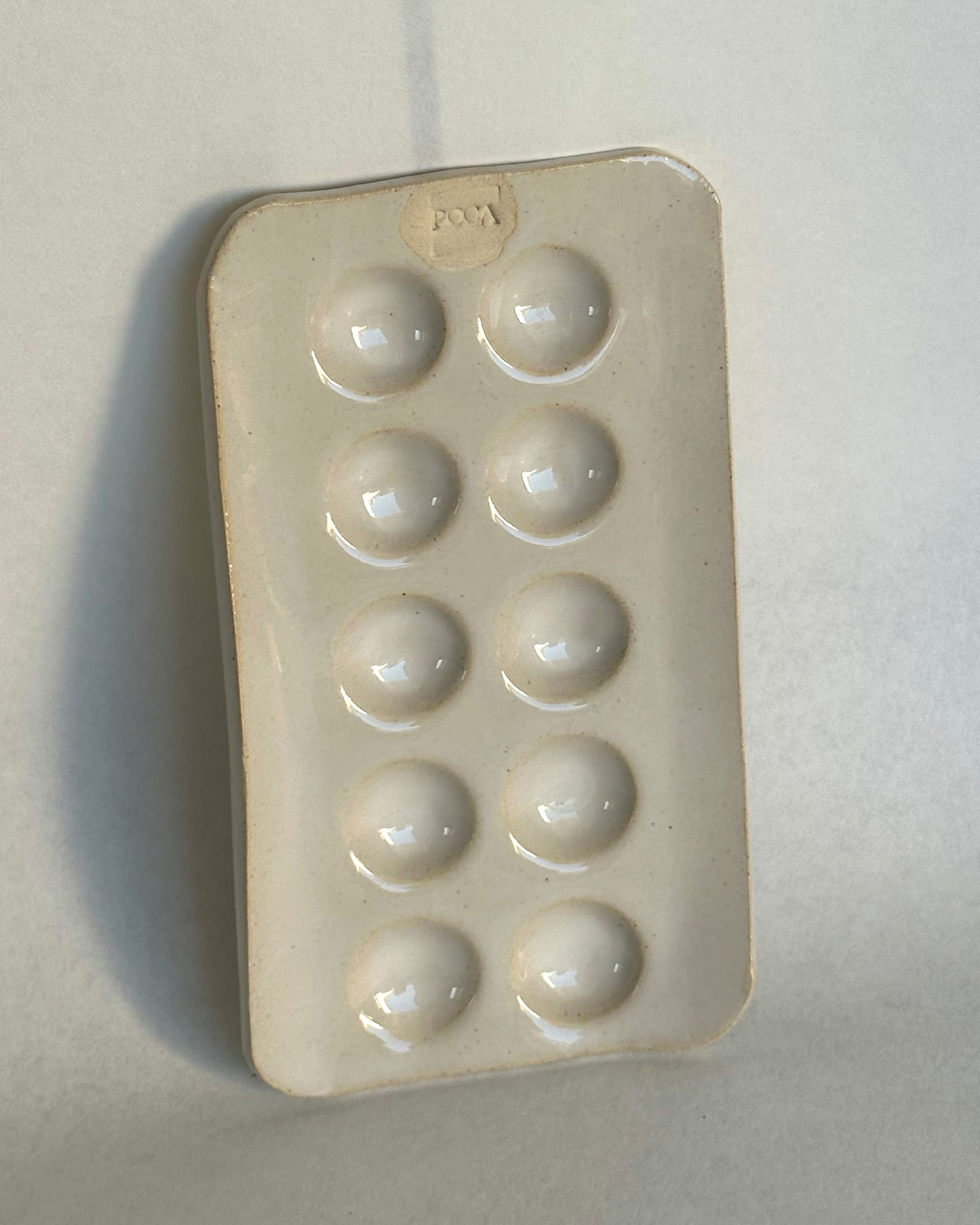 White - large egg holder