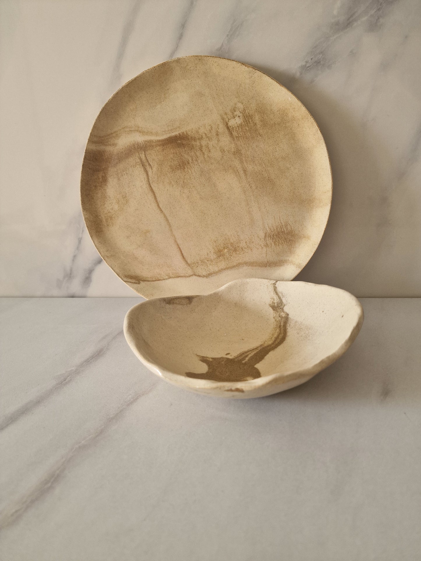 Mixed Earth - hollow honeycomb plate