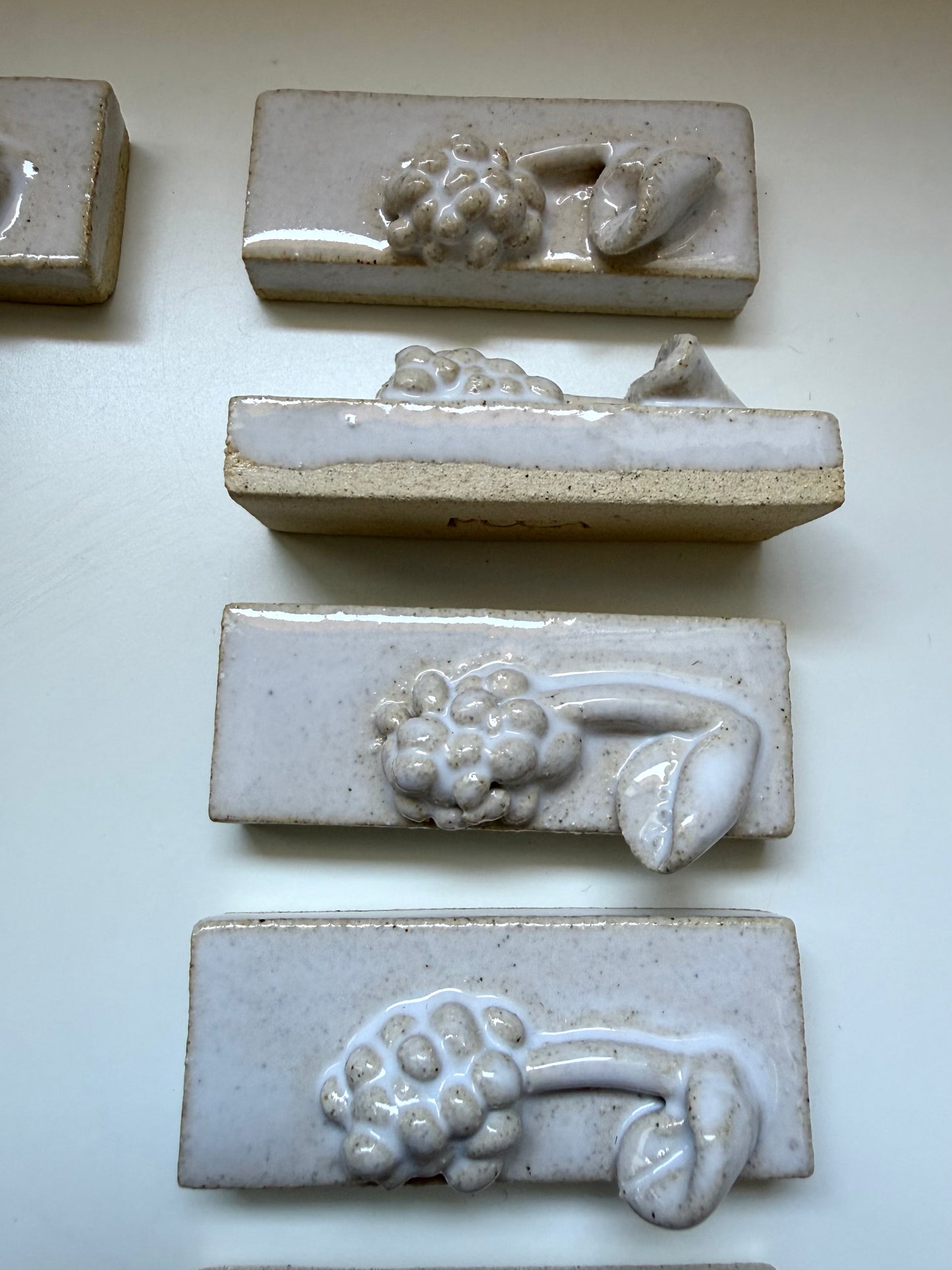 Le printemps- porte couteaux Lilas blanc