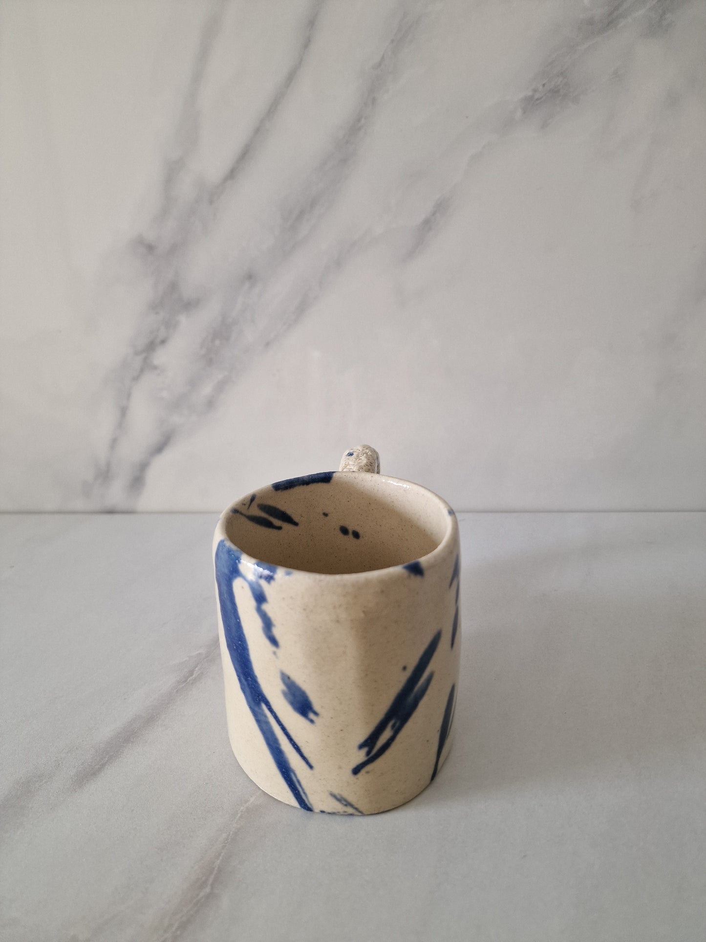 La Mousse - tasse bleu projeté