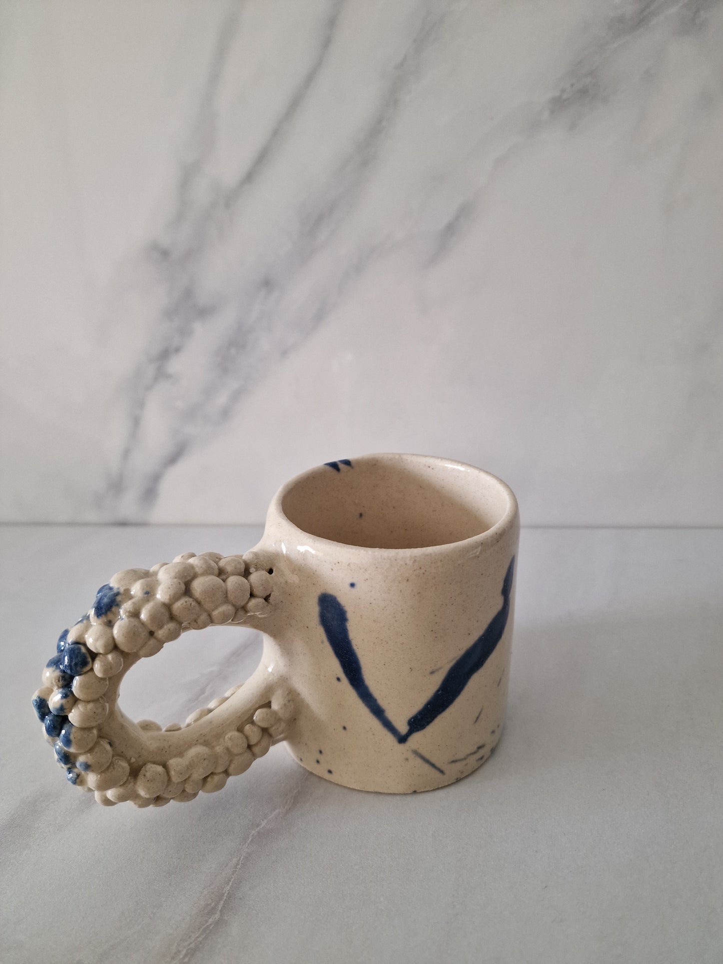 La Toison - tasse bleu projeté