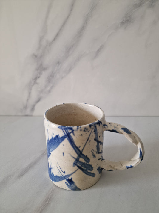 The Braid - Blue Projected Mug
