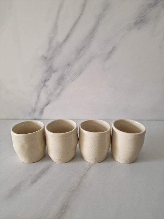 Les Beiges - set of 4 Espresso cups