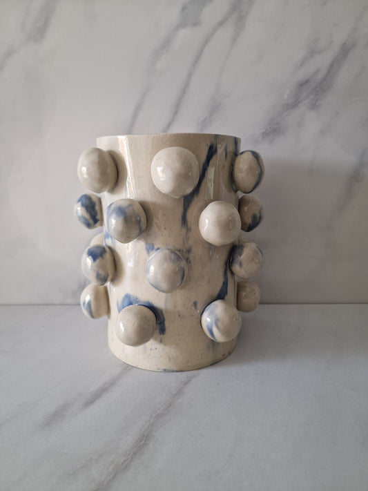 Ball - projected blue vase