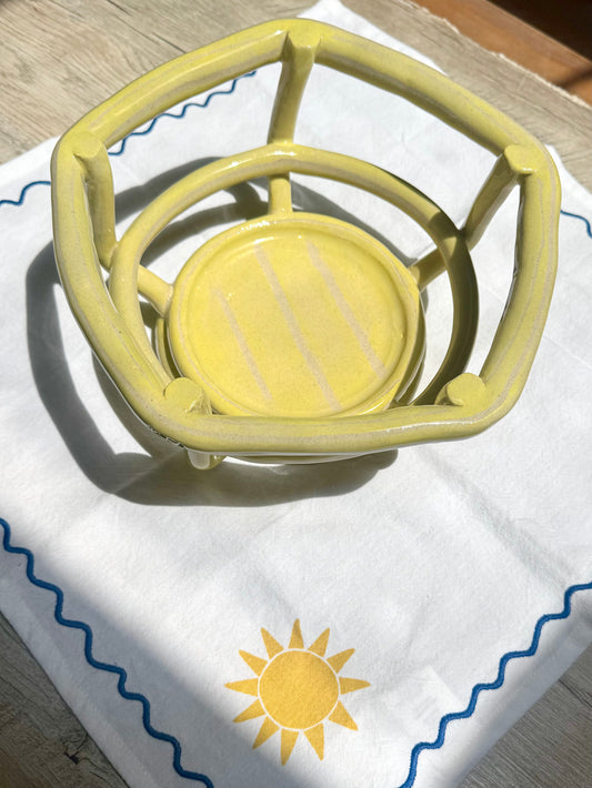 Corbeille - jaune 002