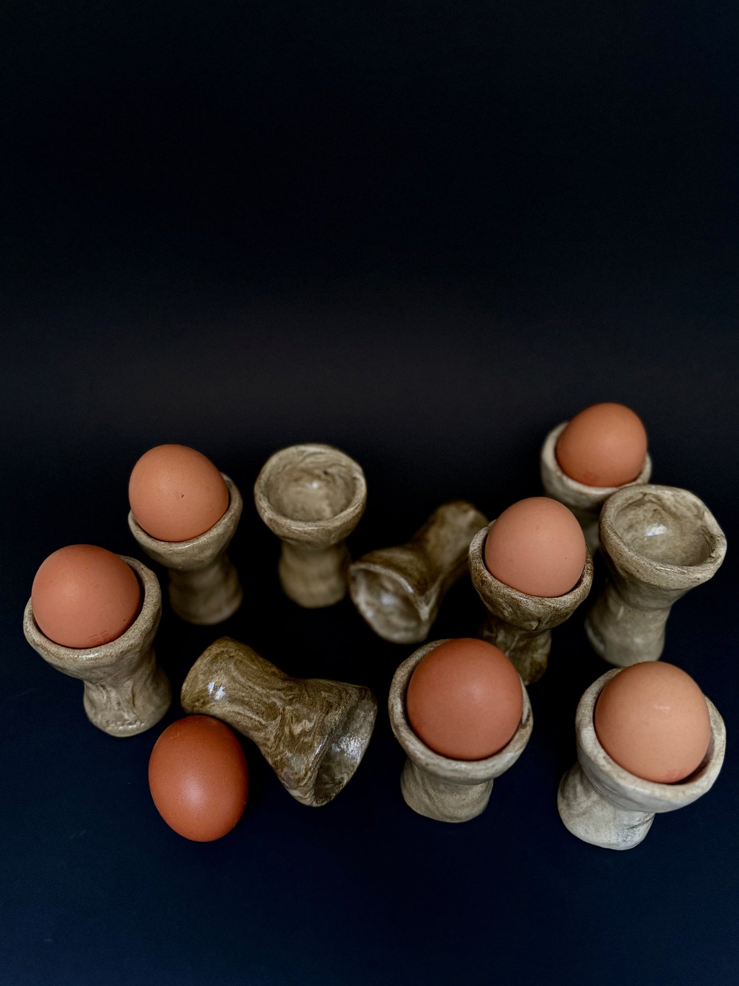 Bolet terre mêlée - ensemble de 4 coquetiers