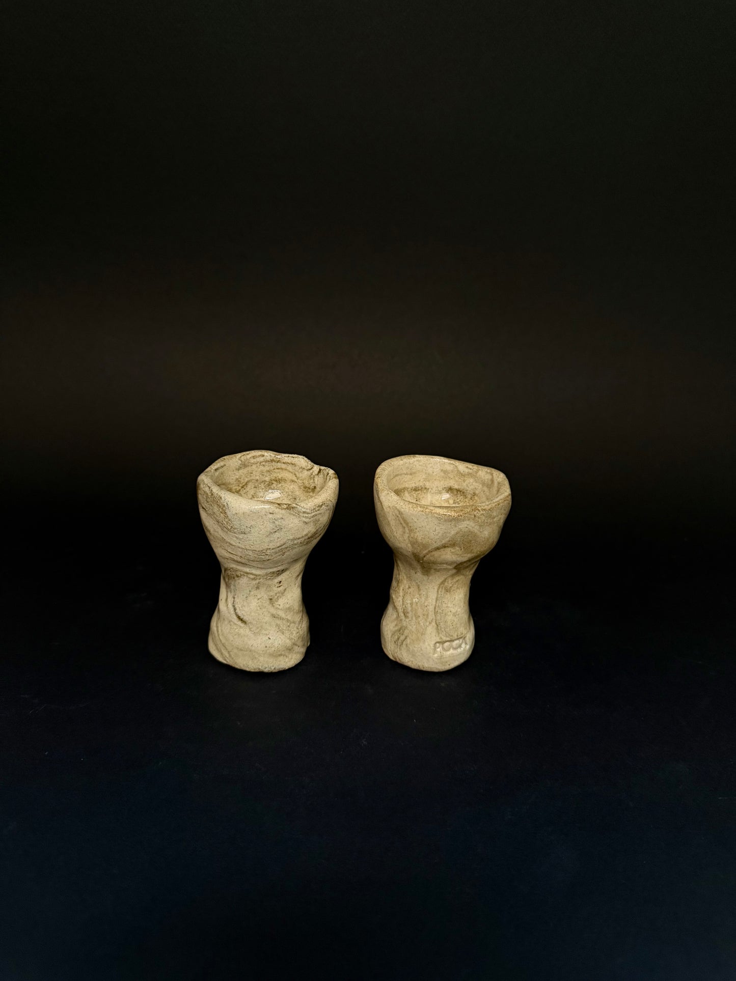 Bolet terre mêlée claire - duo de 2 coquetiers
