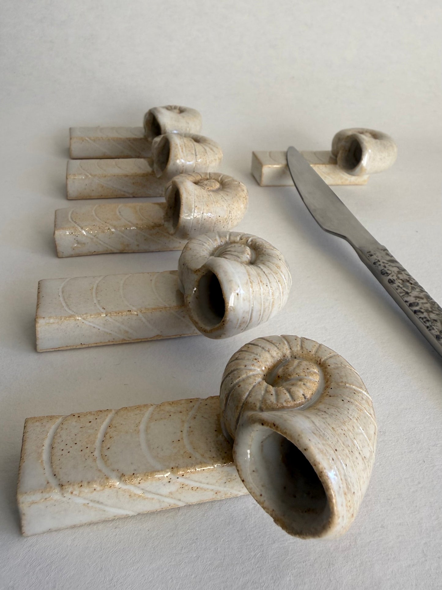 Les coquillages - porte couteaux le bigorneau