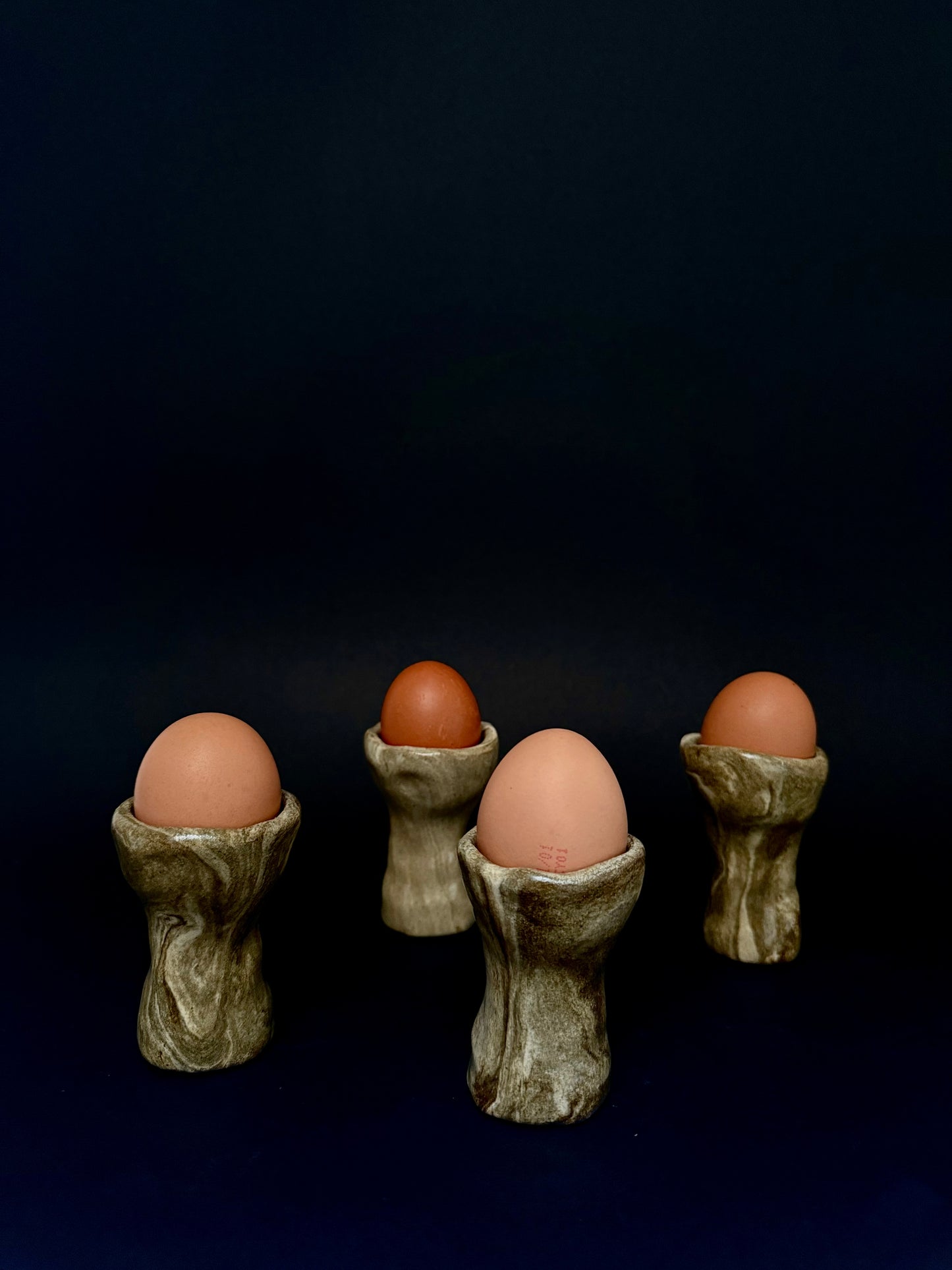 Bolet terre mêlée - ensemble de 4 coquetiers