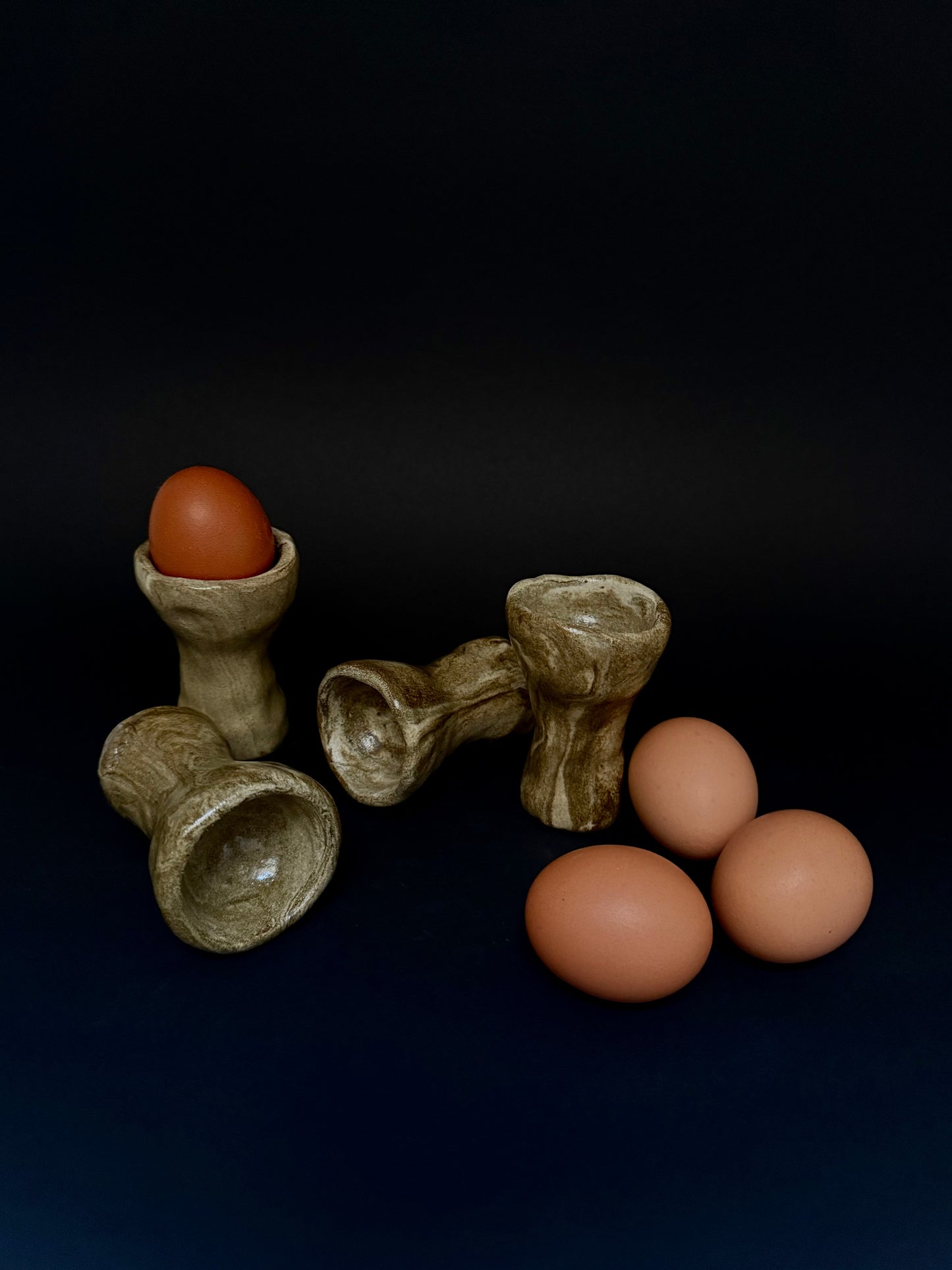 Bolet terre mêlée - ensemble de 4 coquetiers