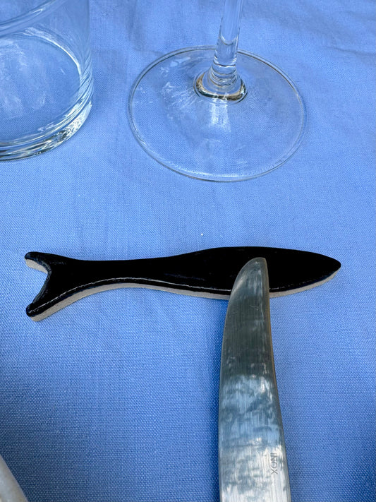 Les Anchois - porte couteaux noirs