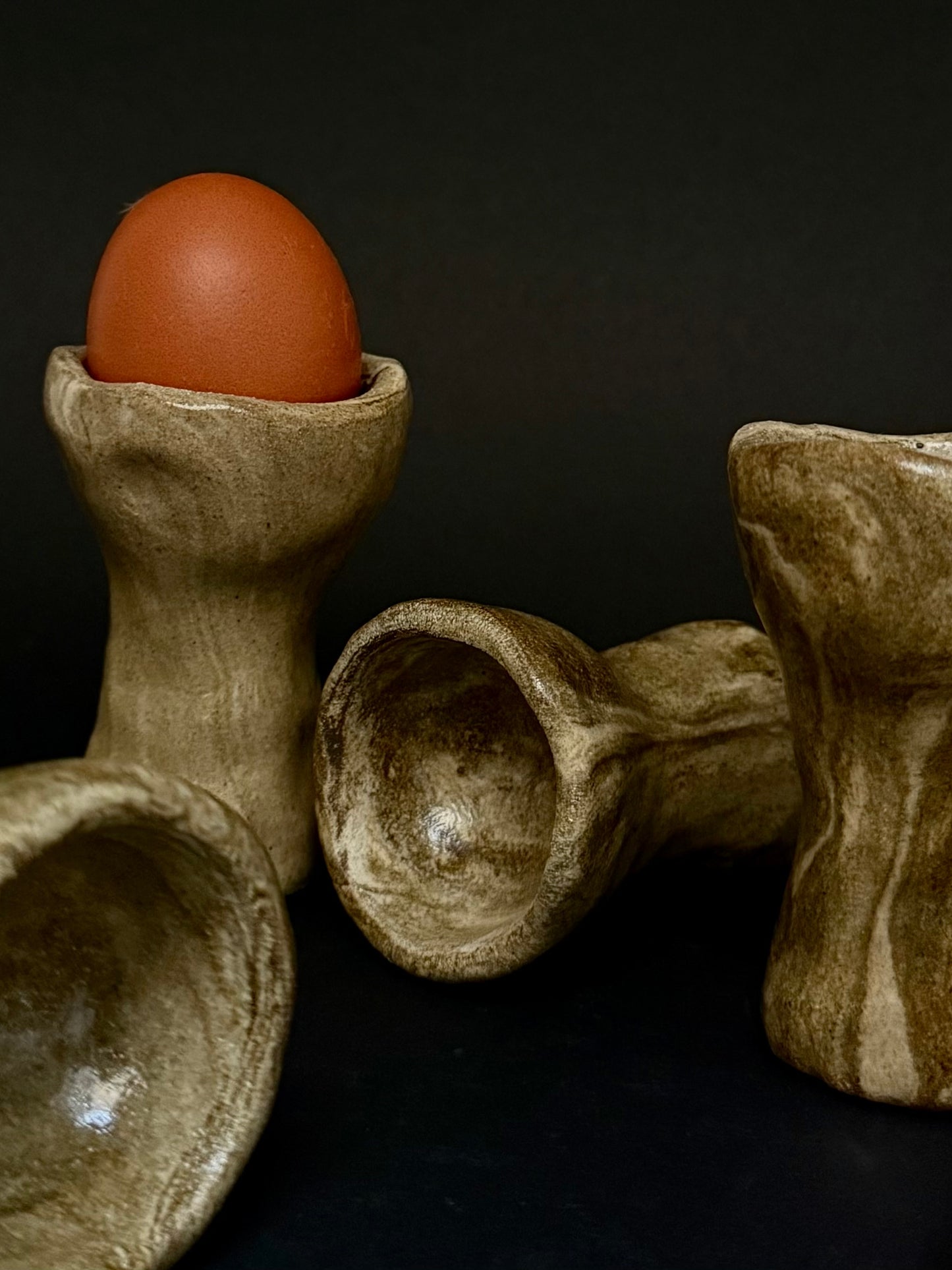 Bolet terre mêlée - ensemble de 4 coquetiers