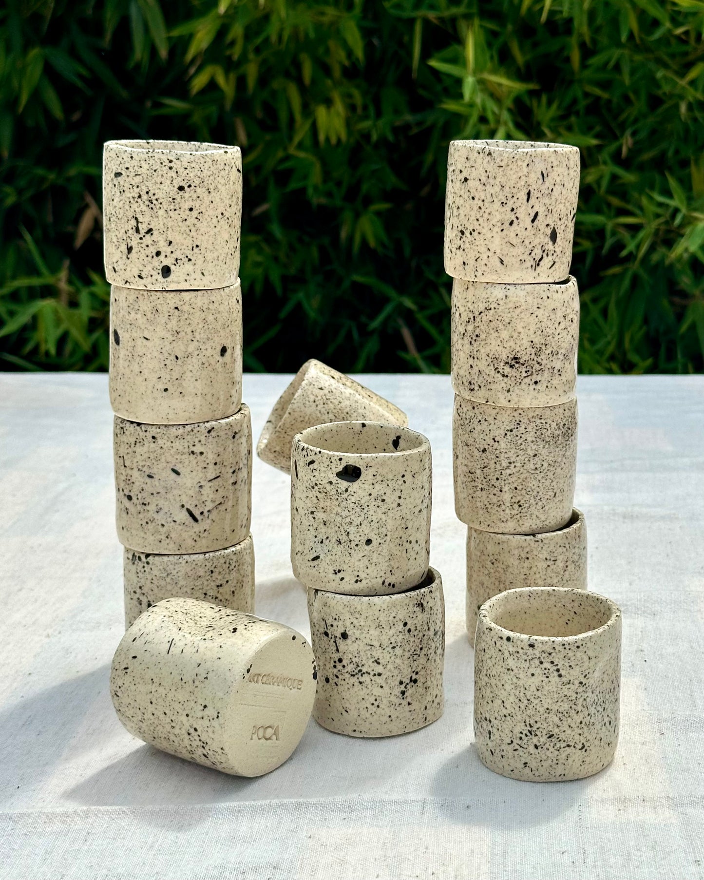 Poérava - set of 4 Espresso cups