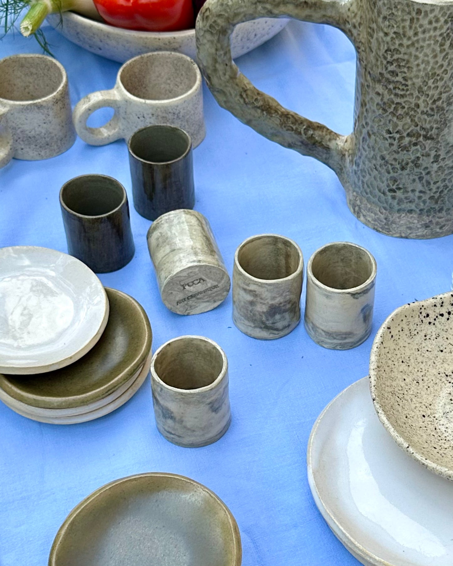 Marbled Earth - Set of 4 Espresso Cups