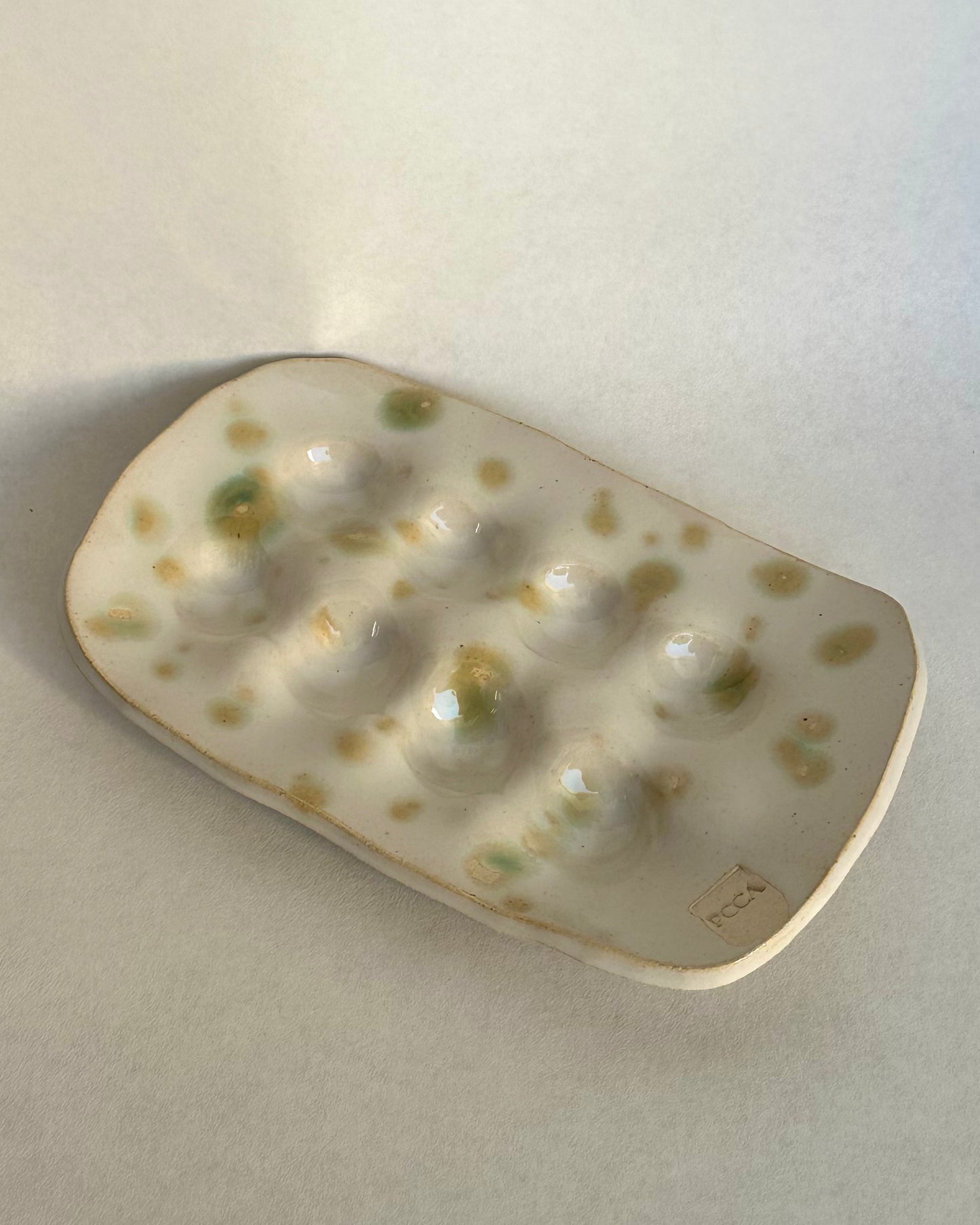 Almond Green - Egg Holder