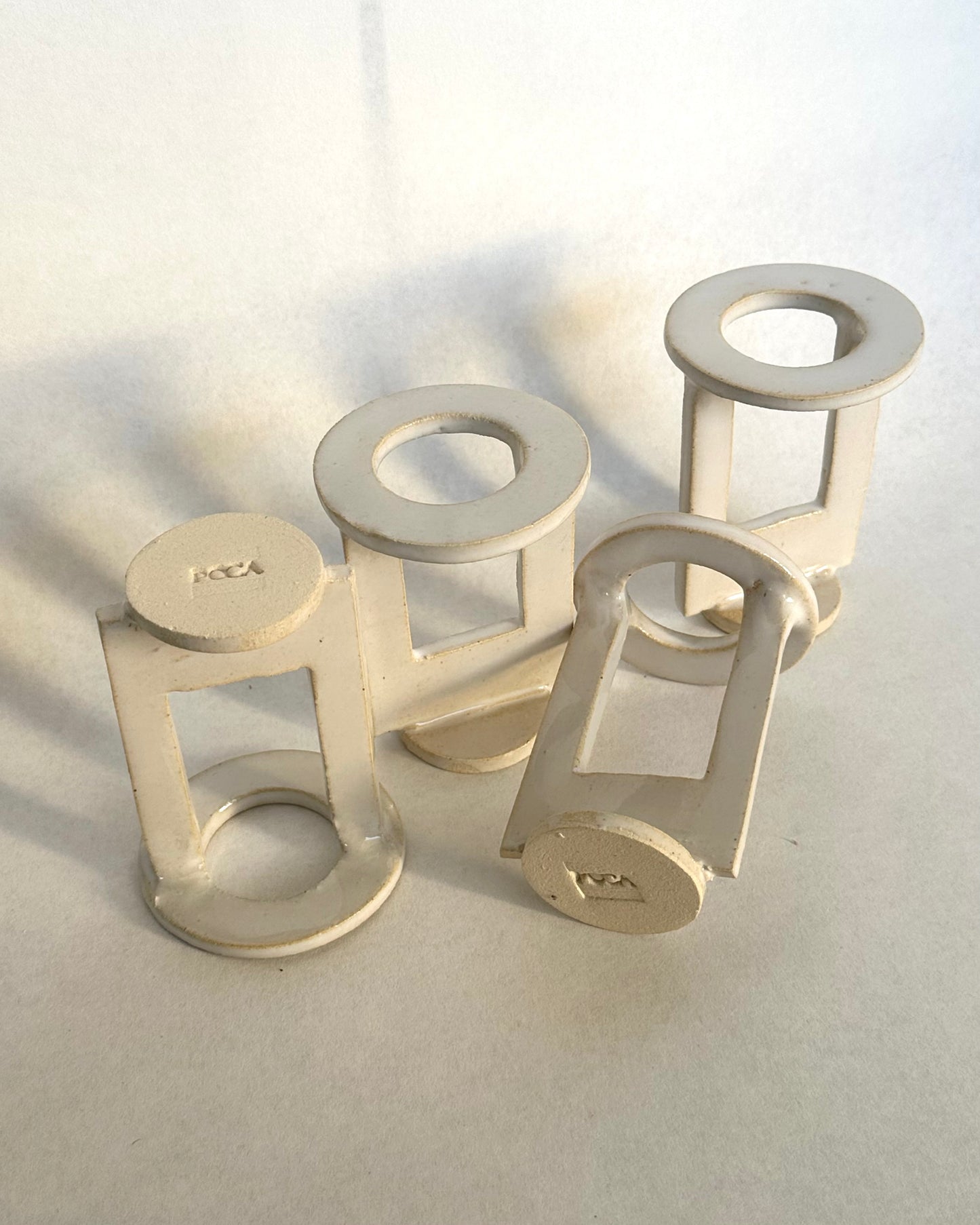 Balance - set of 4 white egg cups