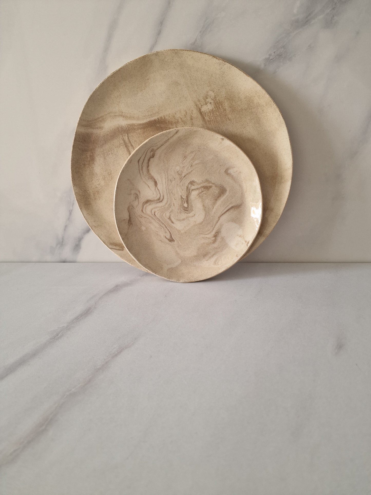 Mixed Earth - small flat plate